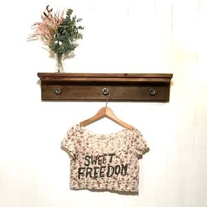 American Eagle Vintage Cropped Festival Top